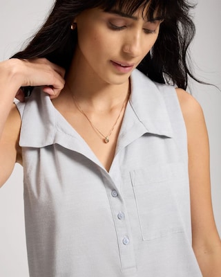 Beach Cotton Short Dress click to view larger image.