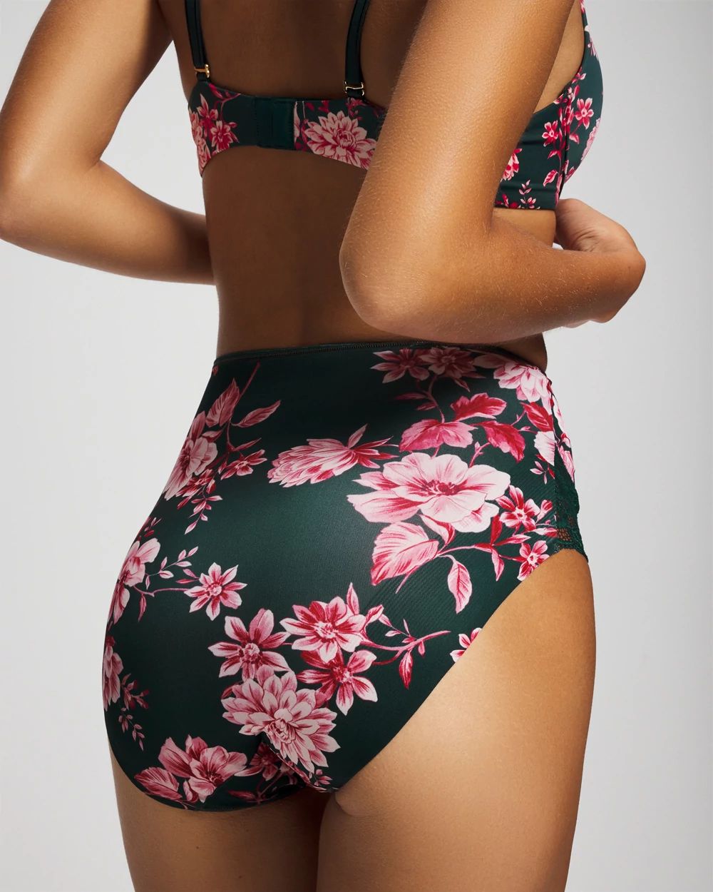 Vanishing Tummy High-Waist Brief Panty with Lace