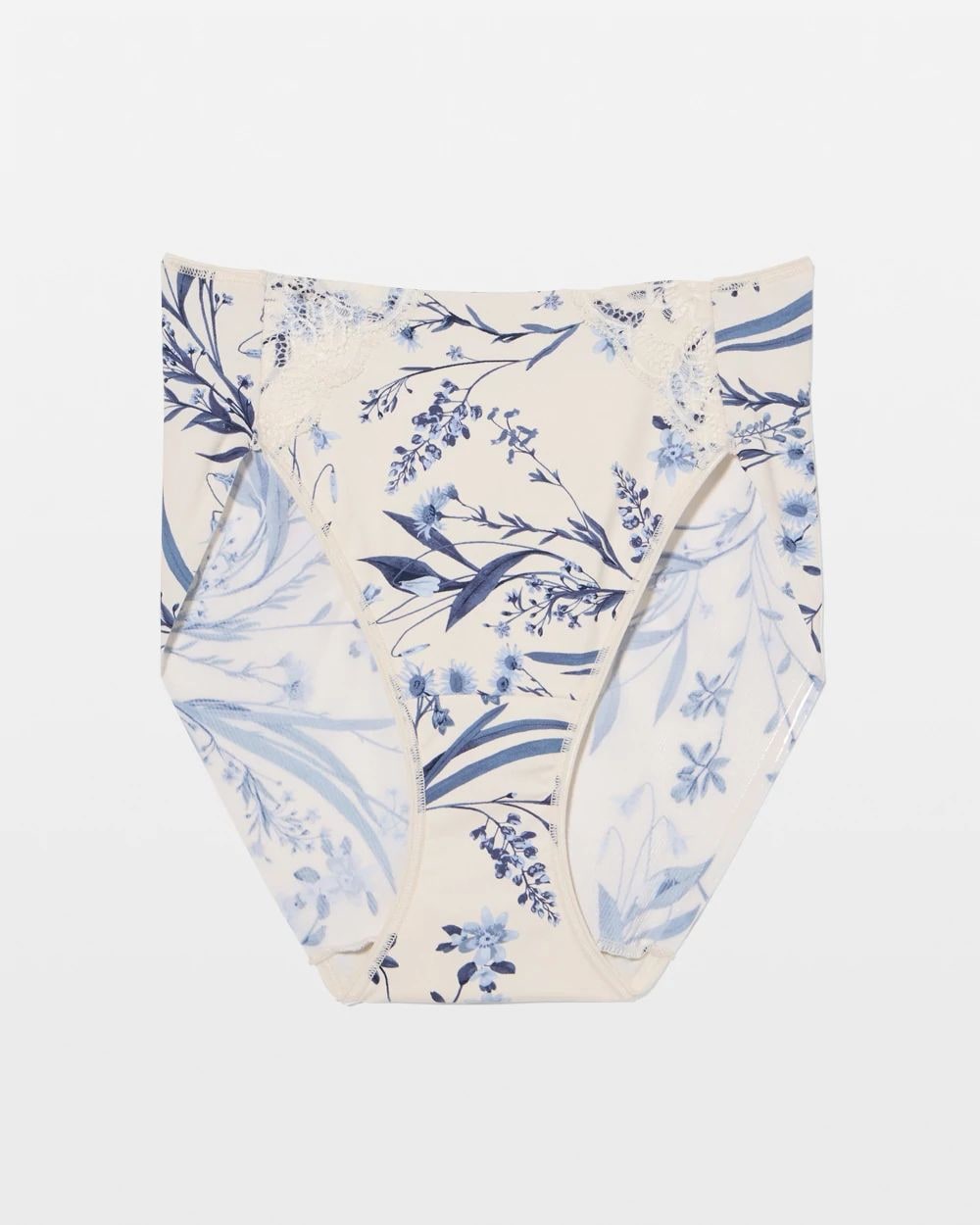 Vanishing Tummy High-Leg Brief Panty with Lace