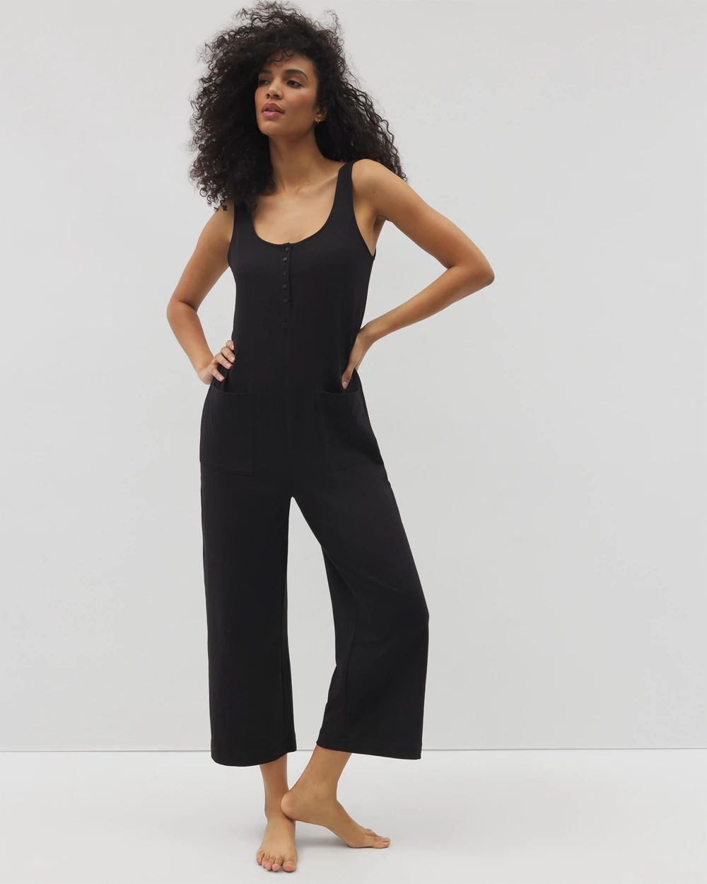 Most Loved Cotton Henley Jumpsuit