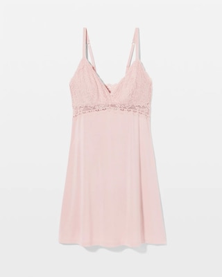 Soft Support Lace Chemise click to view larger image.
