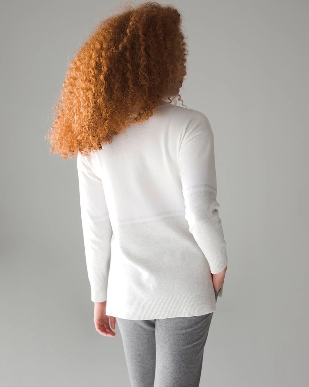 Side-Slit Sweater Tunic