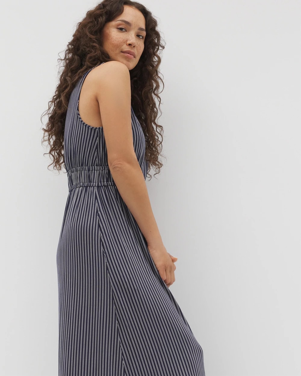 Riviera Surplice Maxi Bra Dress