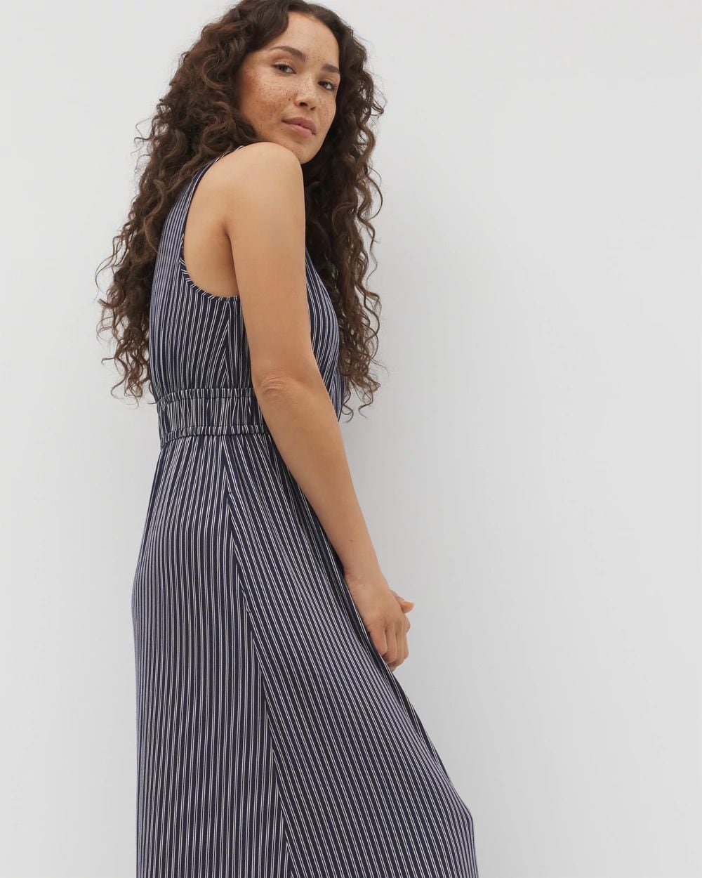 Riviera Surplice Maxi Bra Dress click to view larger image.