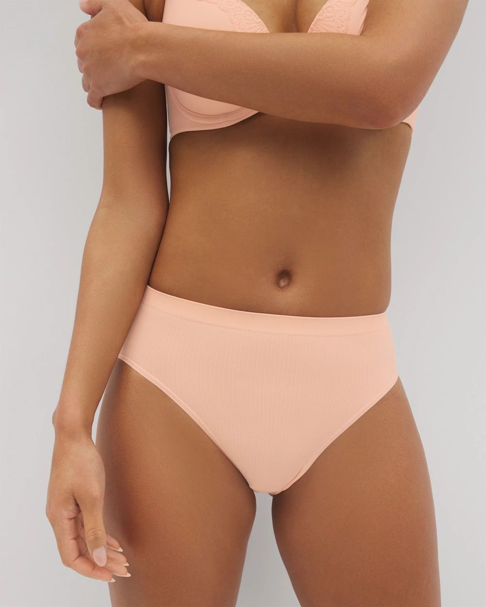 Seamless Rib High-Leg Panty