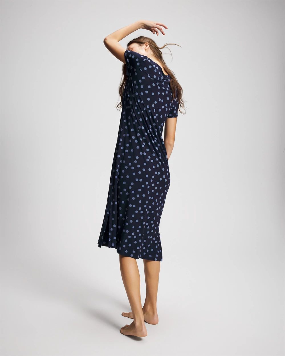 Cool Nights Short Sleeve Long Sleepshirt