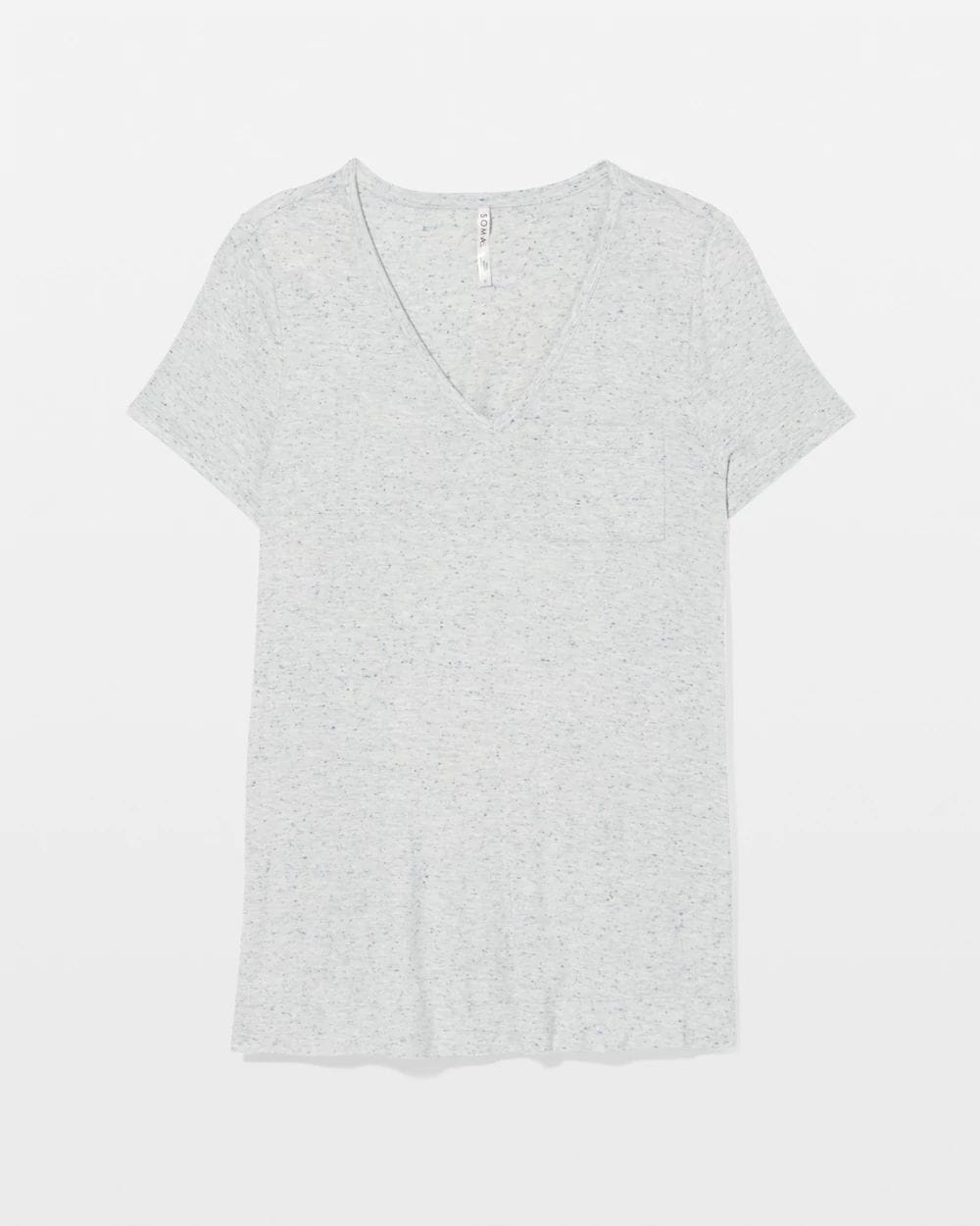 Slub Short Sleeve Tunic Pajama Tee