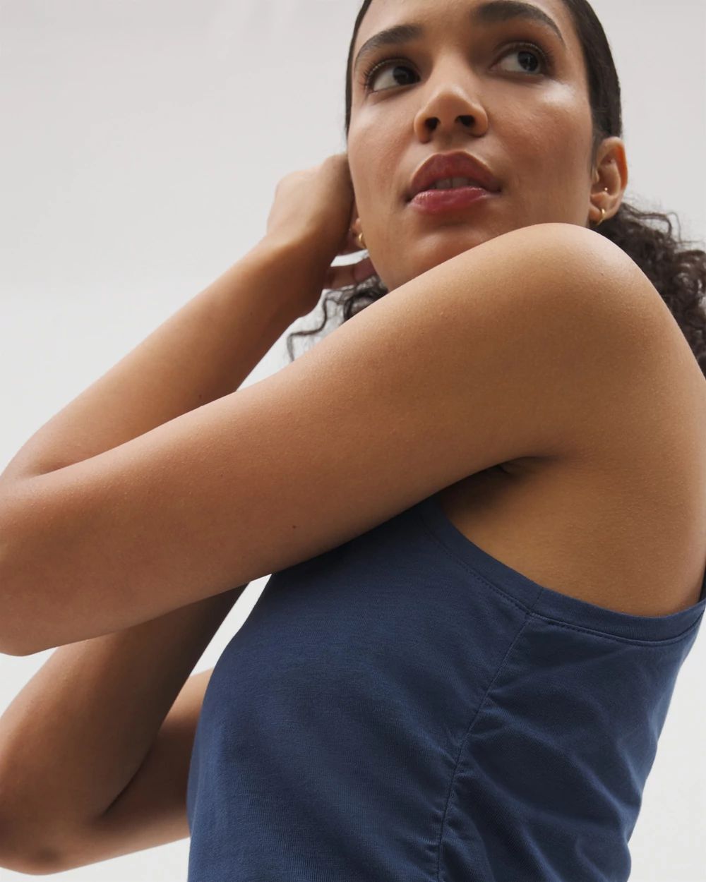 Most Loved Cotton Ruched Pajama Tank