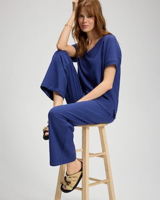 Essential Terry Crop Pants click to view larger image.