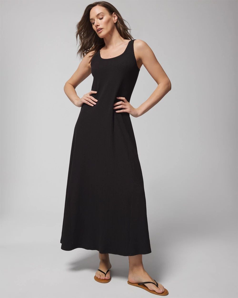Rib Tank Maxi Bra Dress