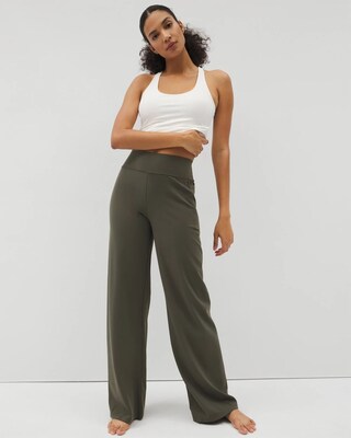 High-Waist Wide-Leg Pants click to view larger image.