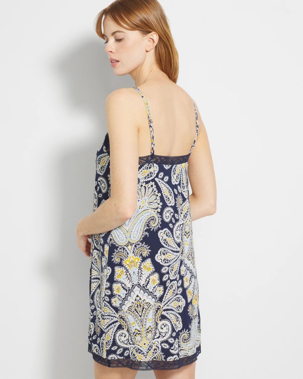 Cool Nights Lace Trim Chemise