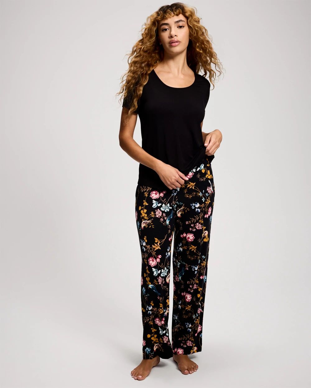 Cool Nights Short Sleeve + Pant Pajama Set