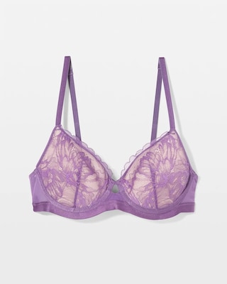 Perfect Coverage Bra with Lace click to view larger image.