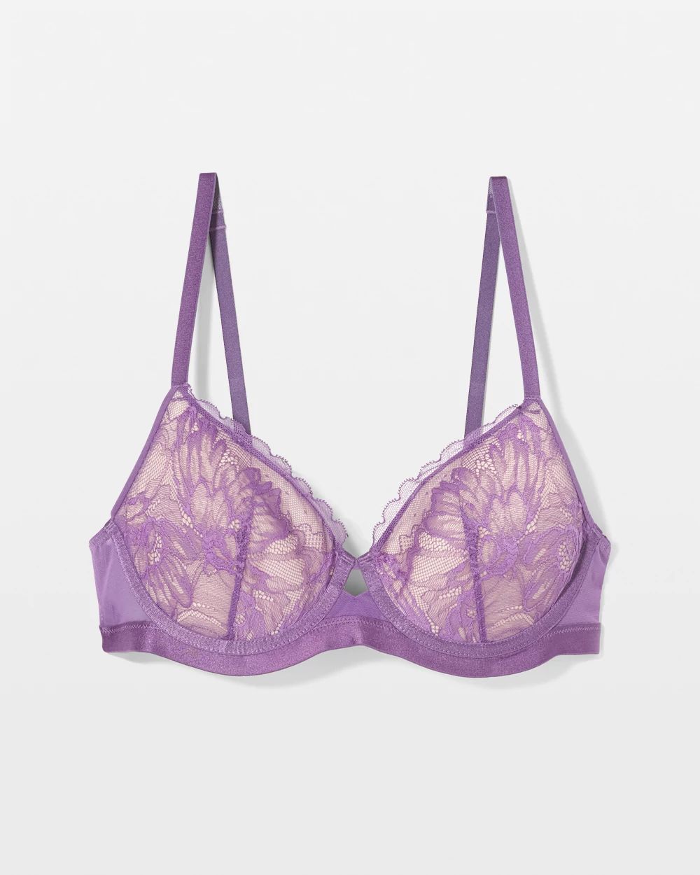 Lightly Lined Perfect Coverage Bra with Lace