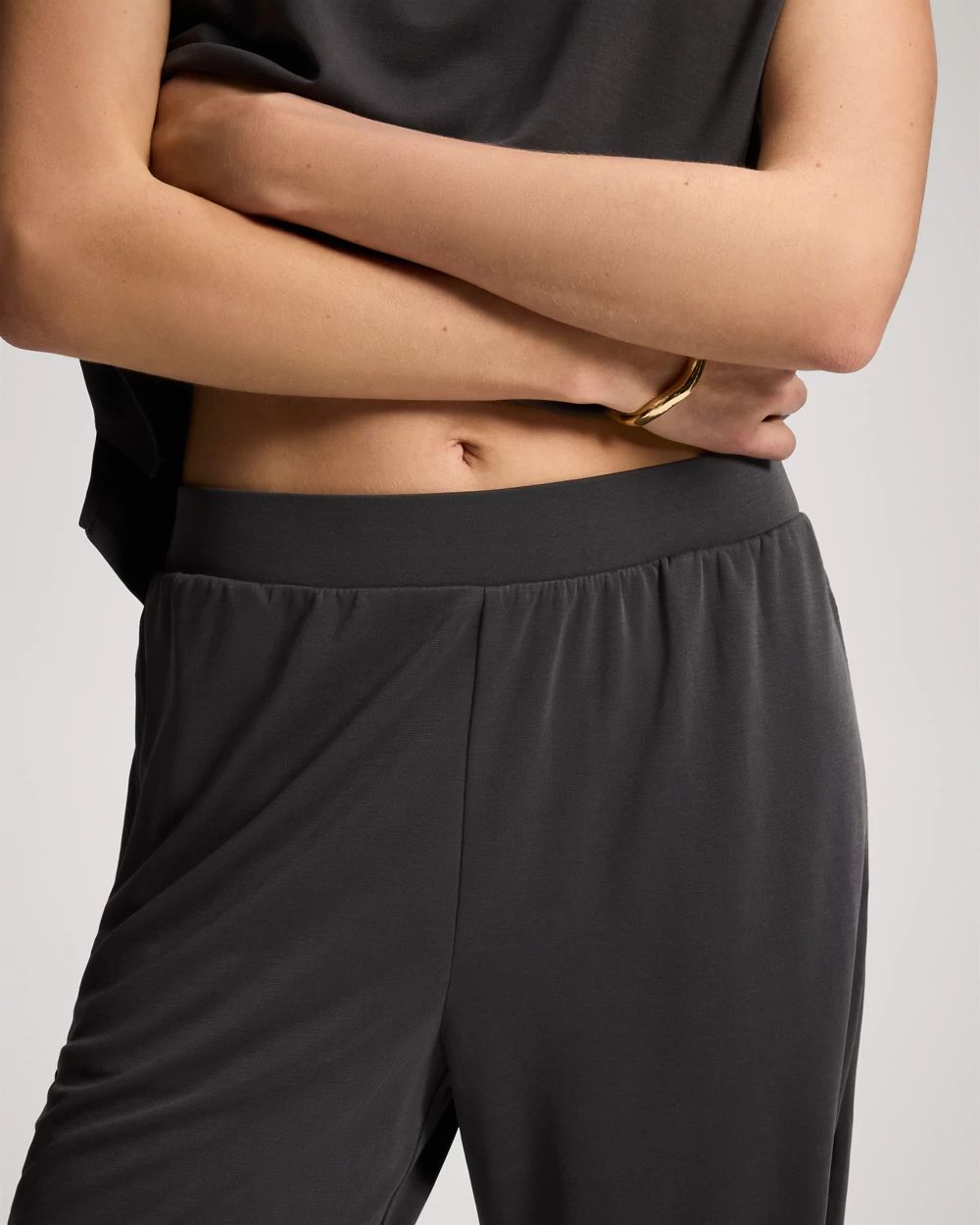 Sand Washed Relaxed Harem Pants click to view larger image.