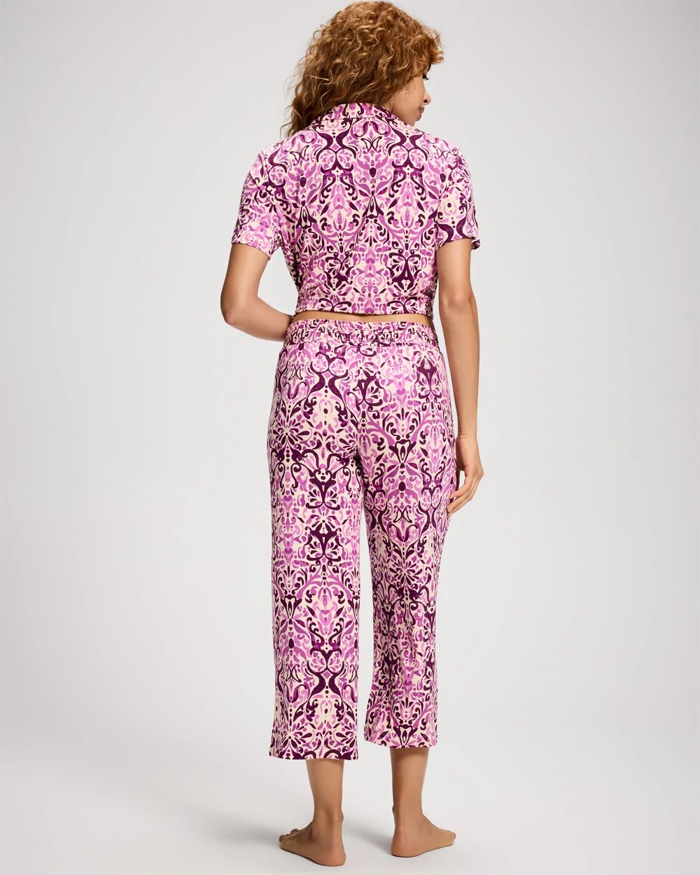 Cool Nights Cropped Pajama Pants