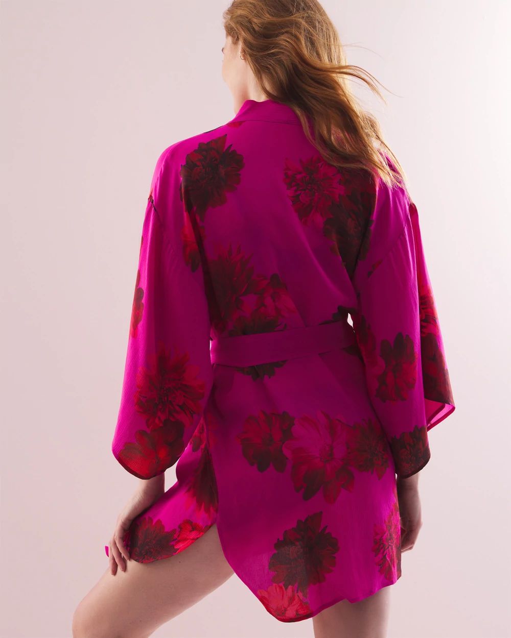 Soma's Sexiest Silk Chiffon Short Robe