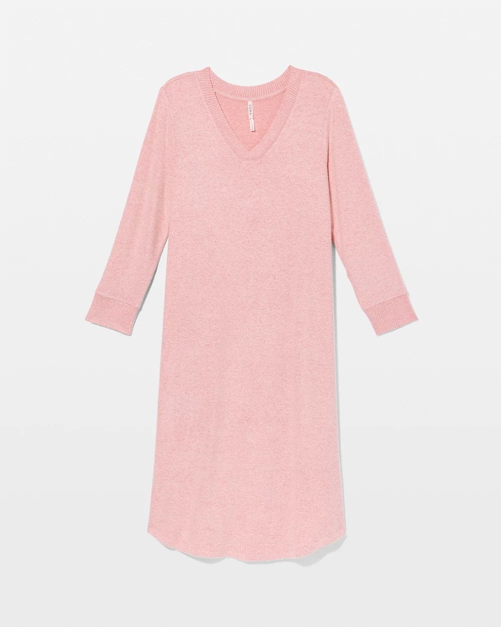 Long Sleeve Midi Sleepshirt click to view larger image.
