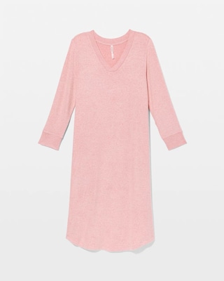 Long Sleeve Midi Sleepshirt click to view larger image.