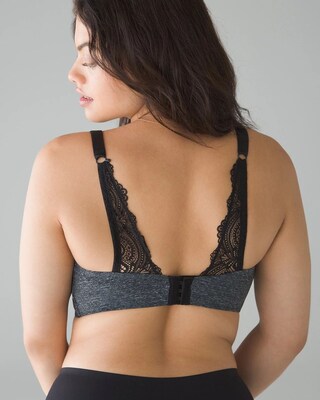 Luxe Wireless Bra with Lace Back