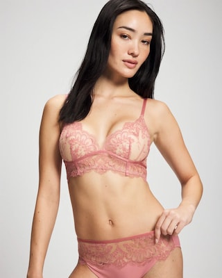 Tattoo Lace Embroidered Bralette click to view larger image.