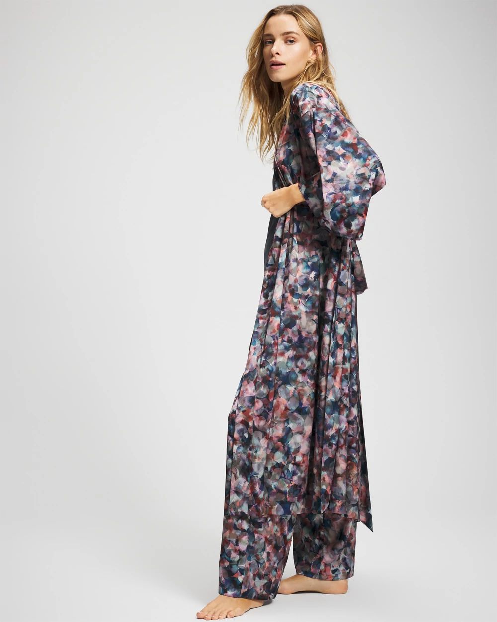 Satin Long Robe