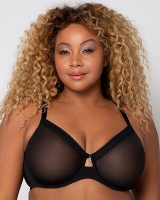 Sheer Mesh Full Coverage Bra