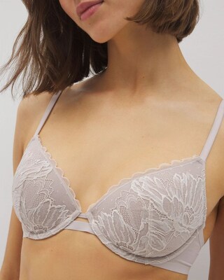 Plunge Bra with Lace click to view larger image.
