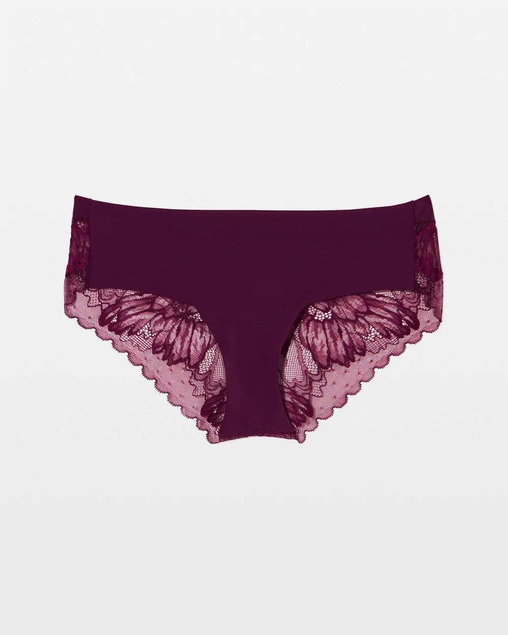 Cheeky Hipster Panty with Lace Back click to view larger image.