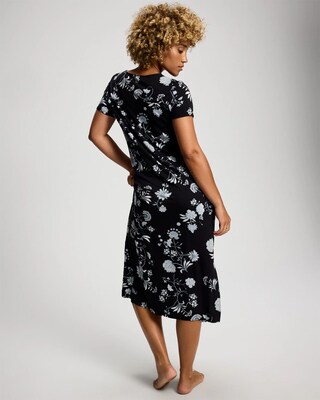Short Sleeve Long Sleepshirt click to view larger image.