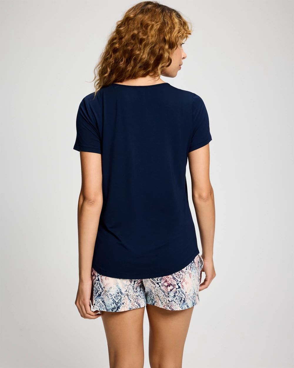 Short Sleeve and Short Pajama Set click to view larger image.