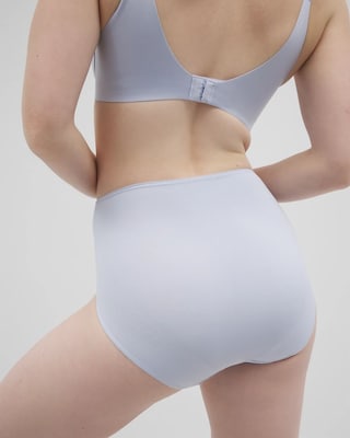 High-Waist Brief Panty with Lace click to view larger image.