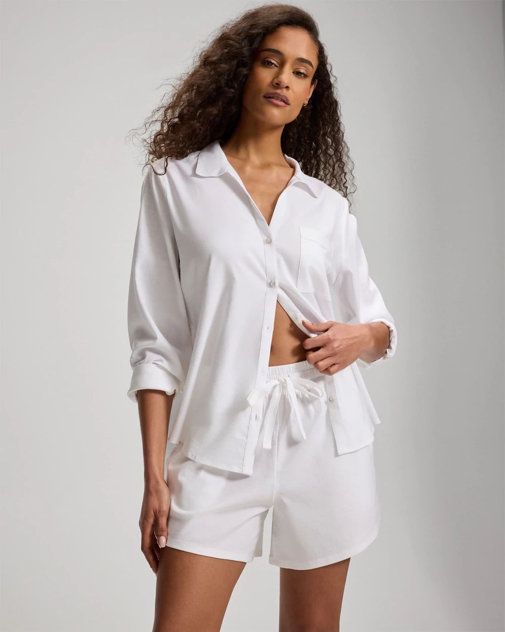 Beach Cotton Relaxed Shorts