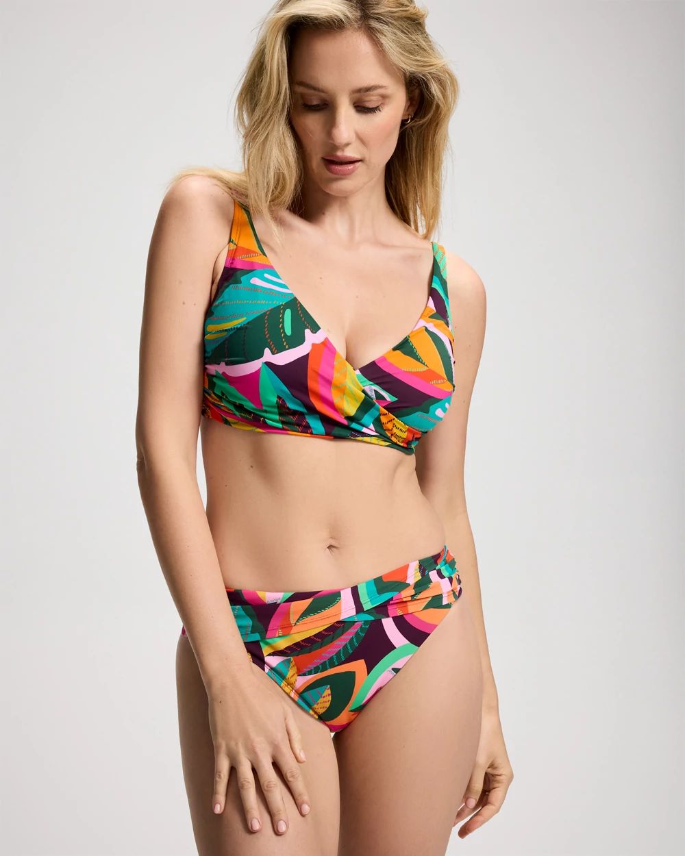 Bleu Rod Beattie Wild and Free Sarong Hipster Swim Bottom