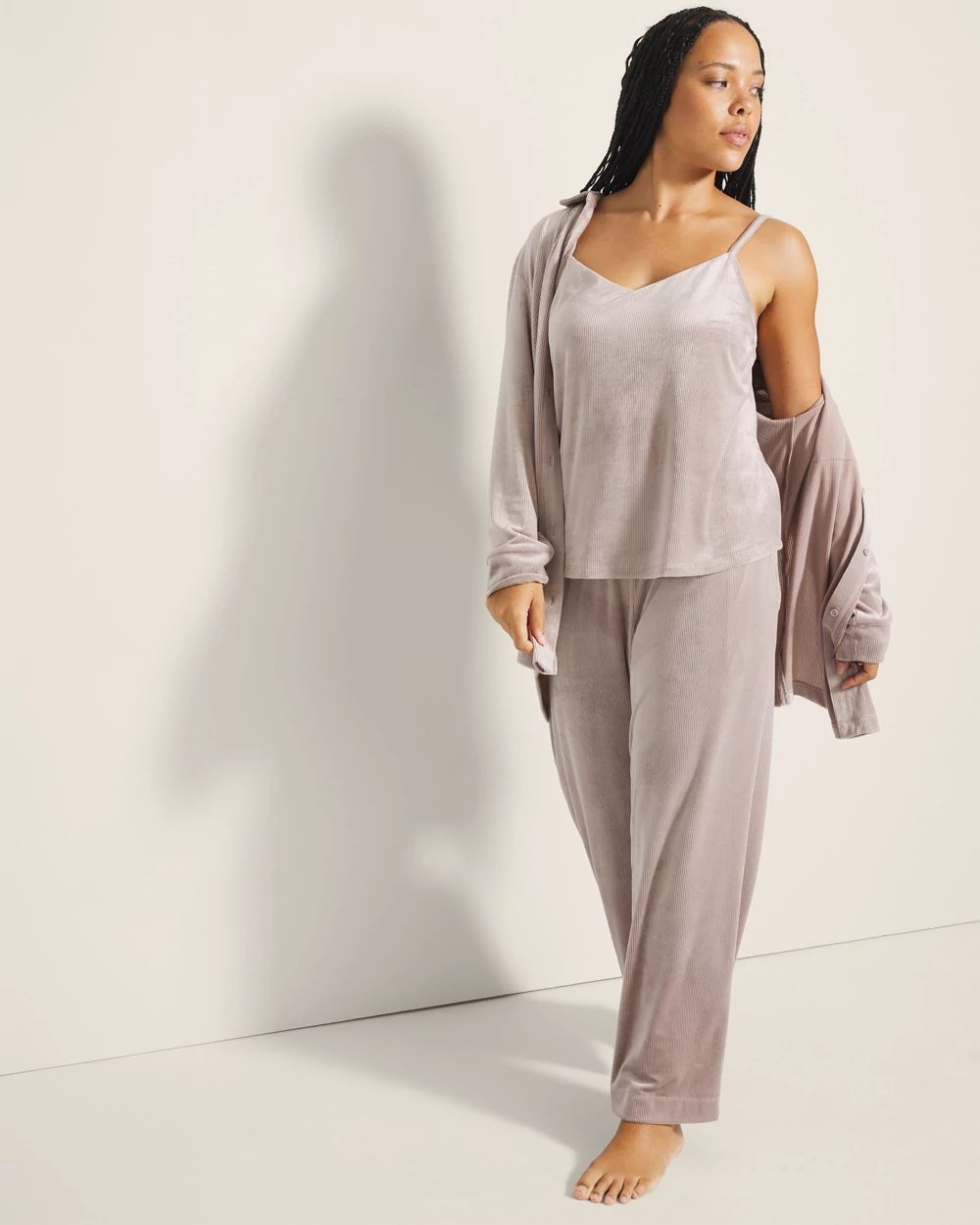 Velvety Rib Pajama Cami