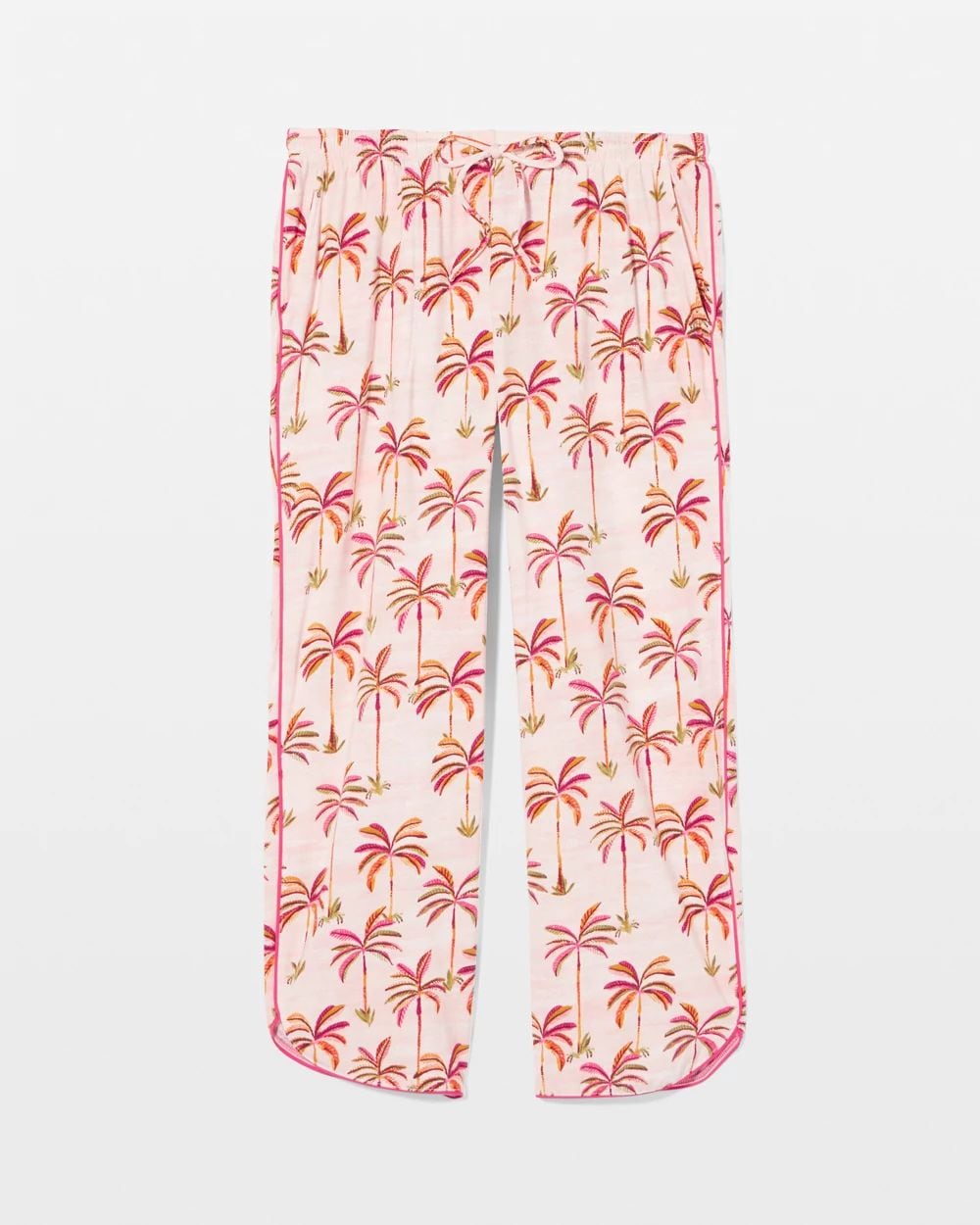 Cool Nights Piped Crop Pajama Pants