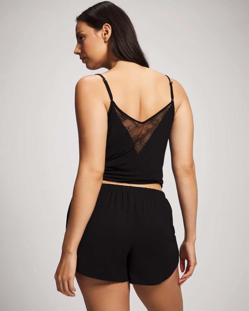 Lace Relaxed Pajama Short click to view larger image.