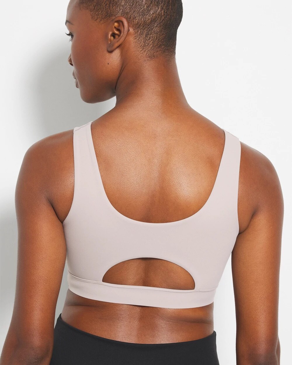 High-Neck Yoga Bra