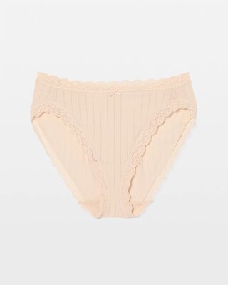 Cotton Rib High-Leg Panty click to view larger image.