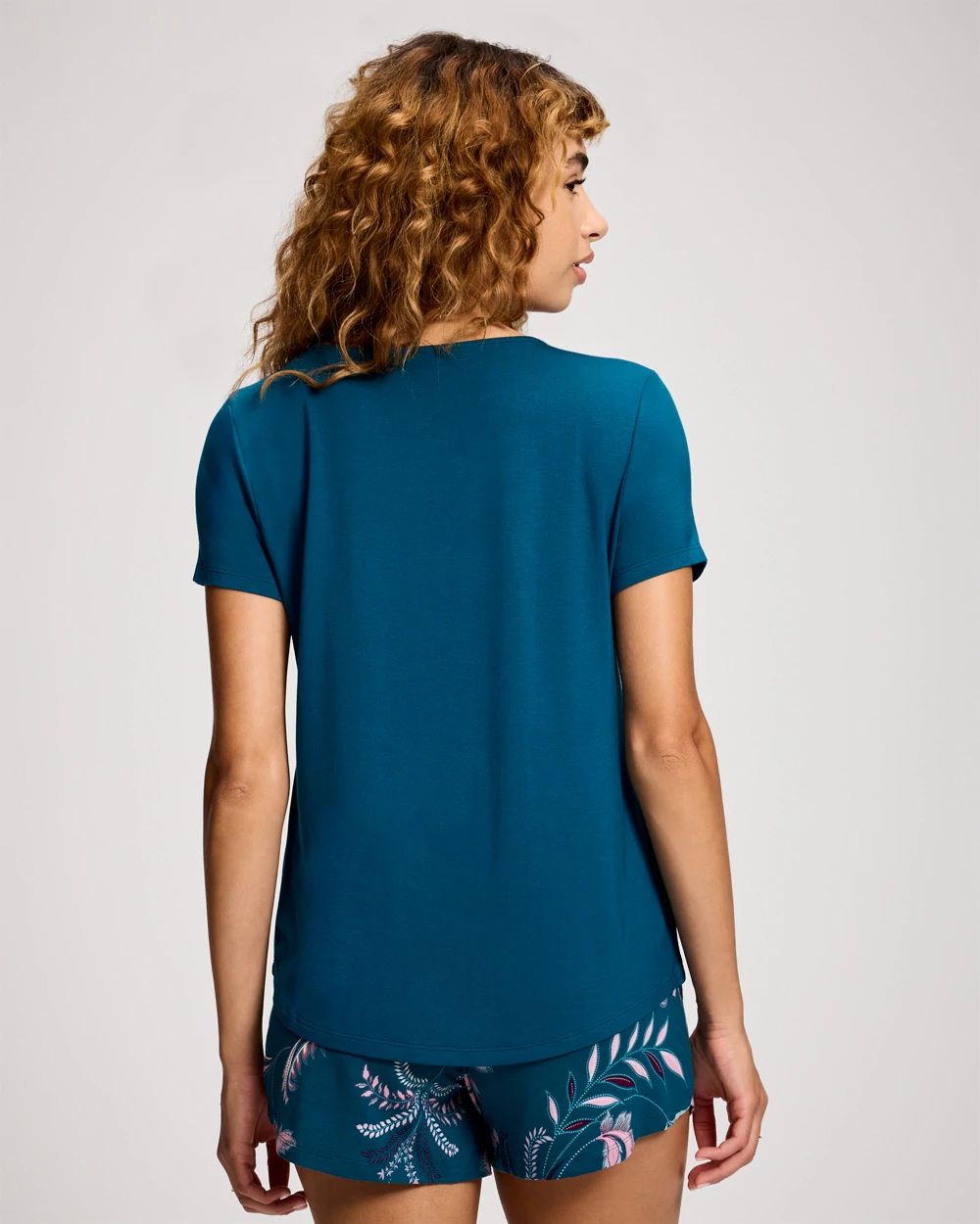 Short Sleeve Pajama Tee click to view larger image.
