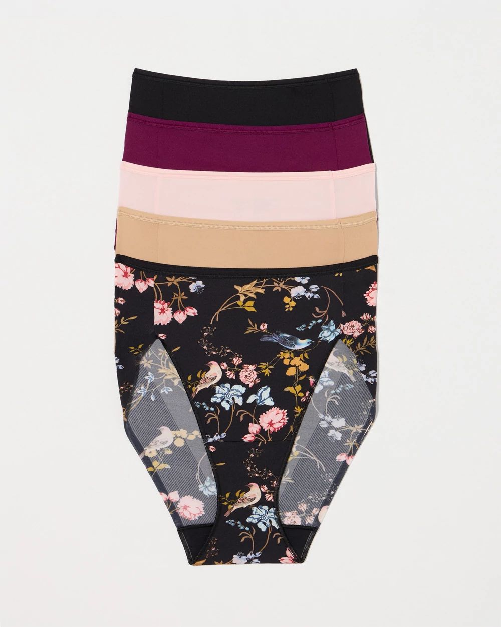 Vanishing Edge High-Leg Brief Panty 5 Pack