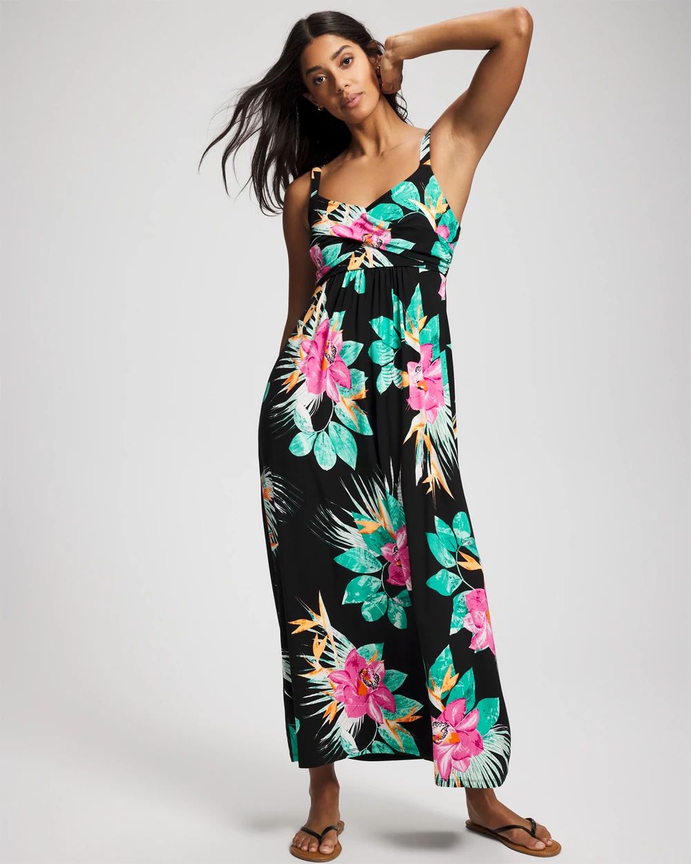 Twist Bodice Maxi Dress click to view larger image.