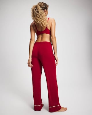 Pajama Pant w/ Cuff and Piping click to view larger image.