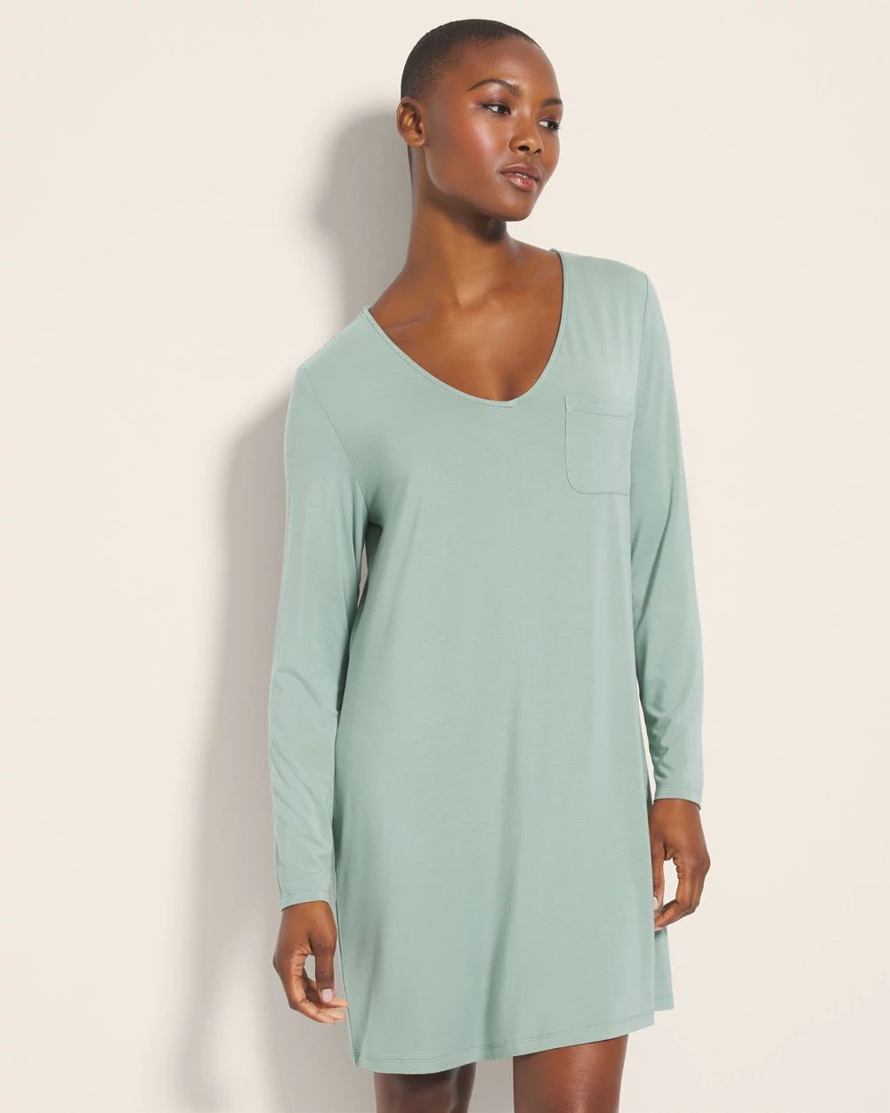 Cool Nights Long-Sleeve Sleepshirt