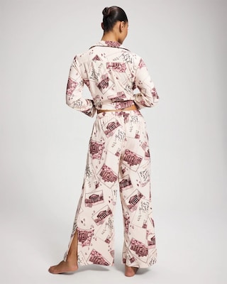 Side Slit Pajama Pants click to view larger image.