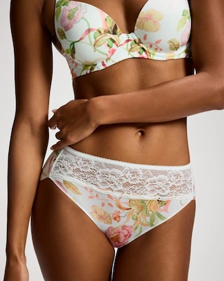 High-Leg Panty with Lace
