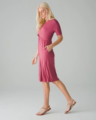 Twist-Front Dress