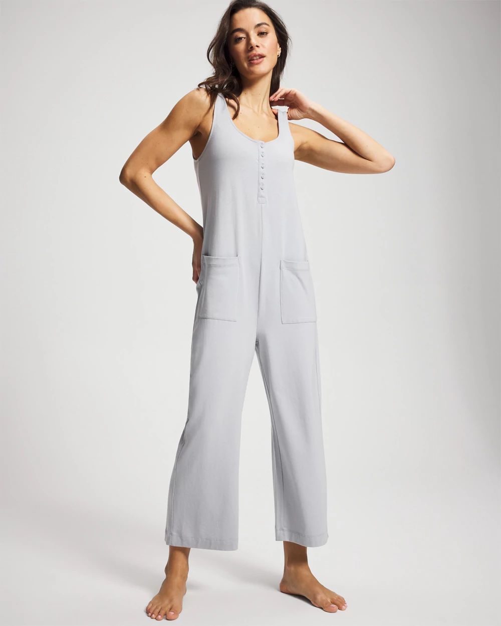 Most Loved Cotton Henley Jumpsuit