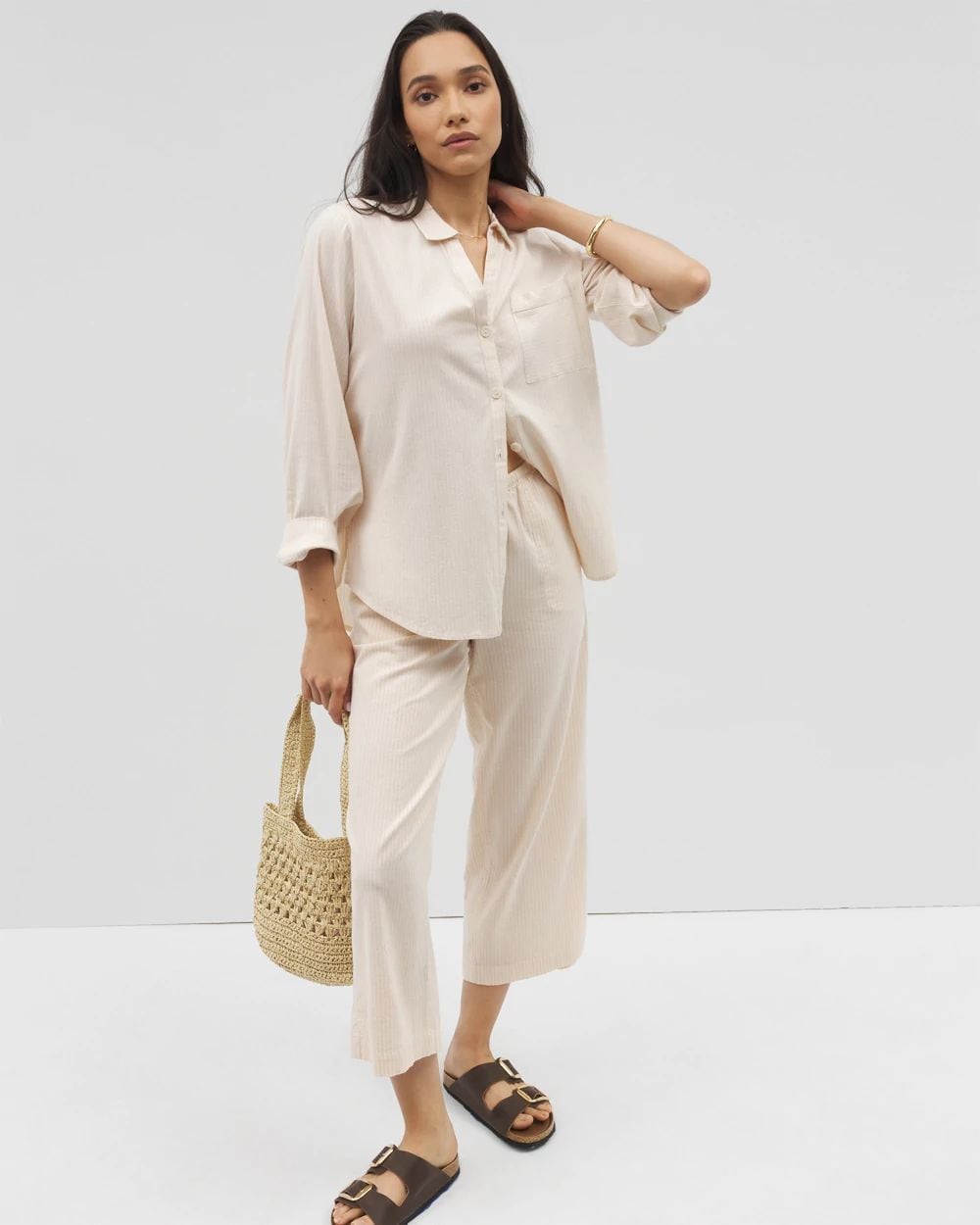 Beach Cotton Crop Pant